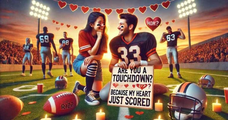 180+ Football Pickup Lines & Rizz Flirty, Funny and Romantic