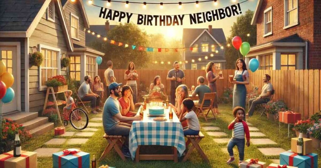 60+ Neighbor Birthday Wishes in 2025
