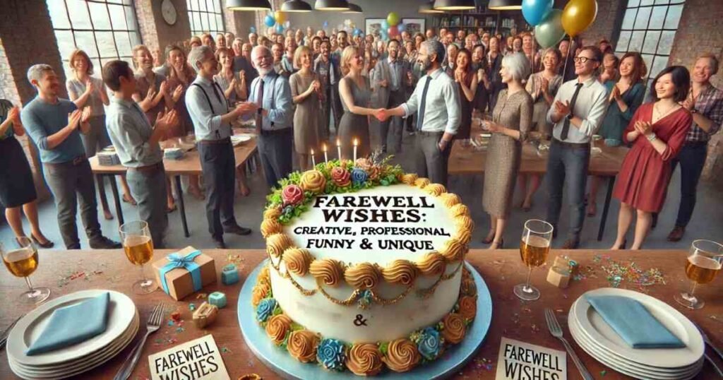 Farewell Wishes On Cake Creative, Professional, Funny & Unique