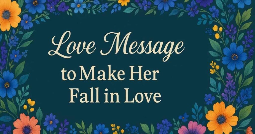 30 Love Message to Make Her Fall in Love