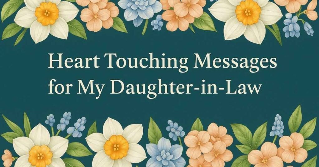 60 Heart Touching Messages for My Daughter-in-Law