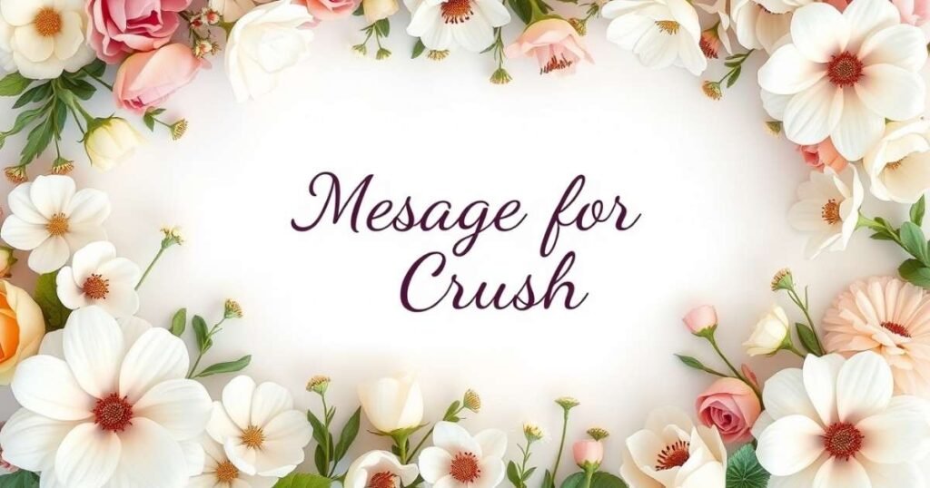 70+ Short Love Message for Crush to Break the Ice