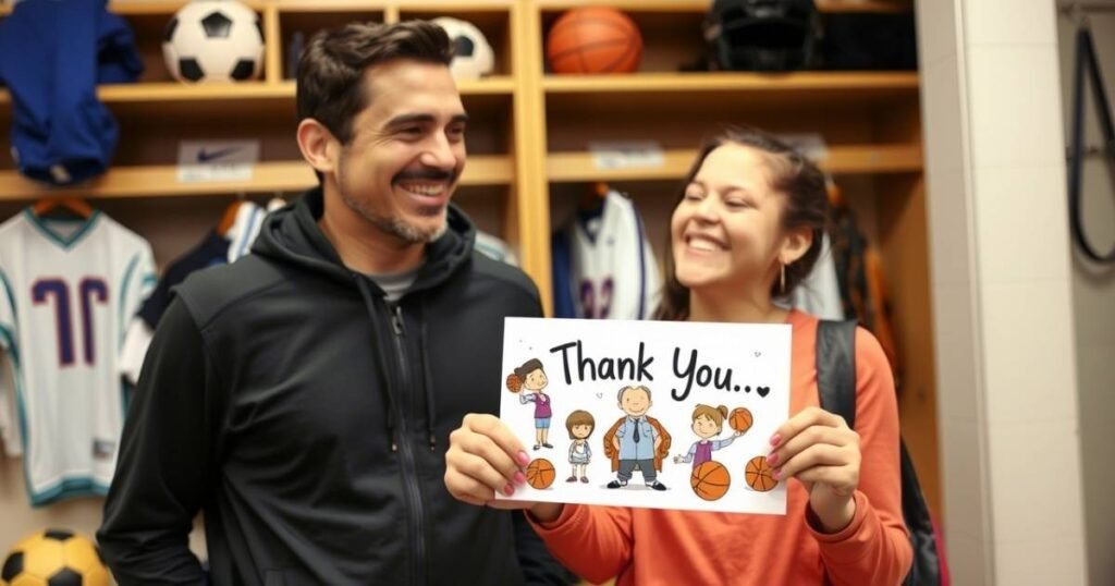 Funny Thank You Messages to Coach from Parent