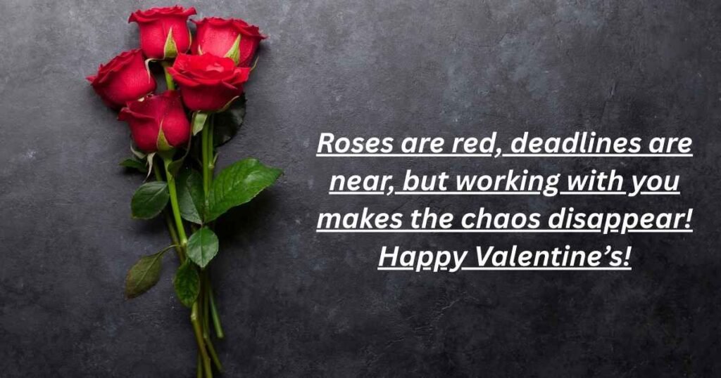 Funny Valentine Messages for Coworkers
