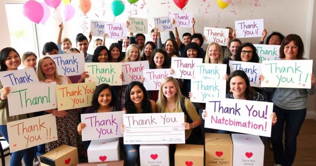 Funny Ways to Say Thank You for Donations