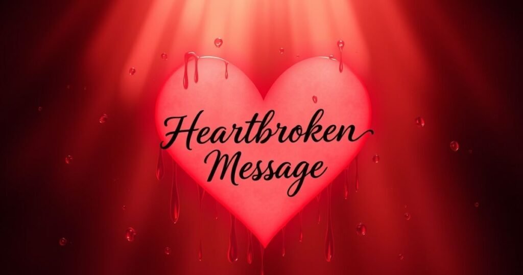 Heart Broken Message to Make Her Cry