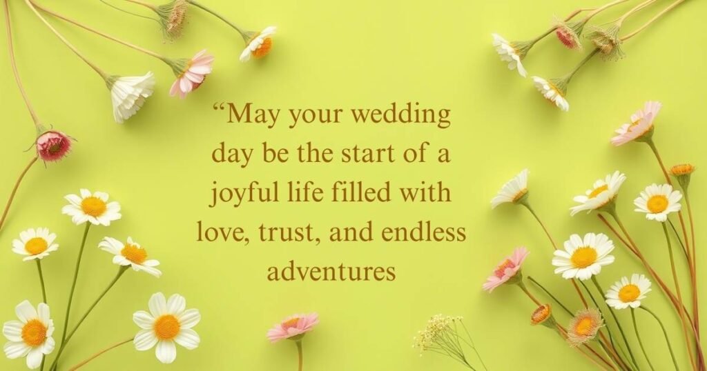Heart Touching Wedding Wishes for Niece