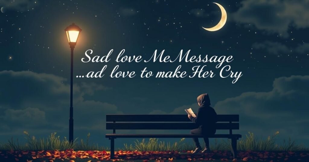 Sad Love Messages to Make Her Cry