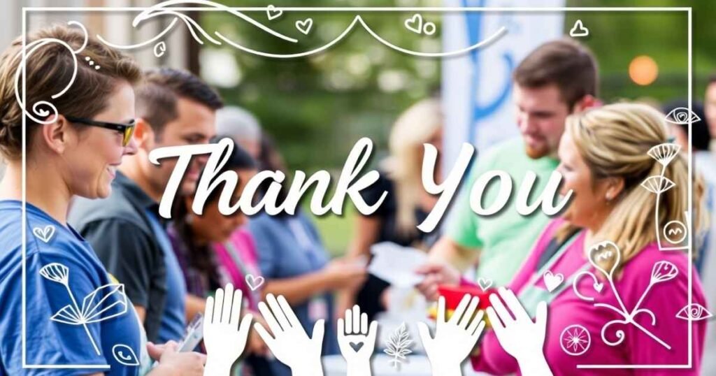 Thank You for Volunteering Your Time