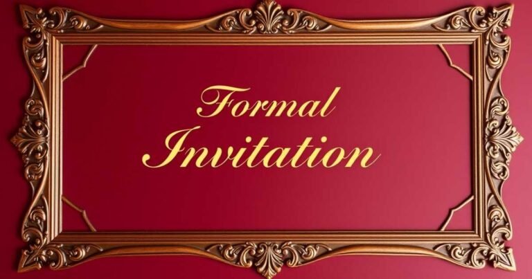 Top 40+ Formal Invitation Messages for Special Occasions
